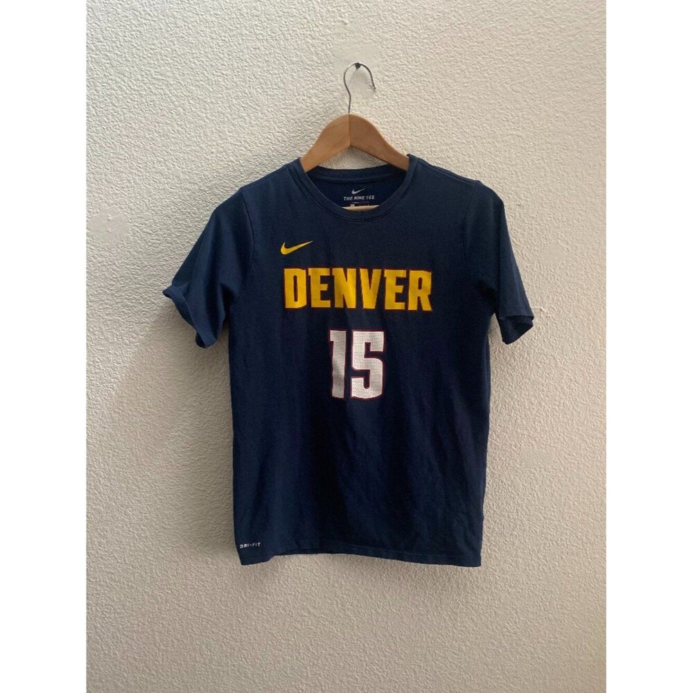 Nikola Jokic #15 Denver Nuggets Basketball Nike Tee DRI-FIT T-Shirt Boys Large